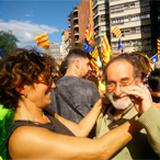 Mireia Cortina i LCM en la diada nacional de Catalunya 2017