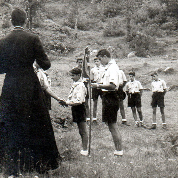 Ceremonia escolta 1956